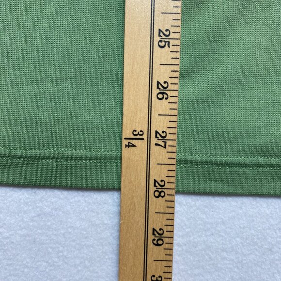 Rhone Polo Shirt Mens L Green Tech Stretch Reg Fit Collared Golf - Picture 11 of 12
